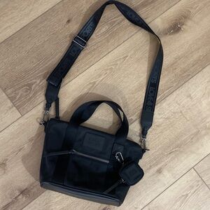 Love & Sports black nylon lightweight crossbody handbag bag